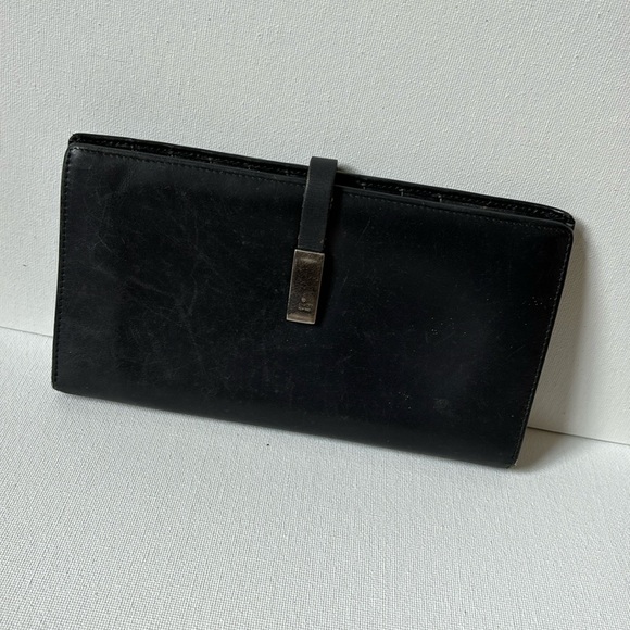 Authentic Gucci Long Wallet Black leather - Picture 1 of 15